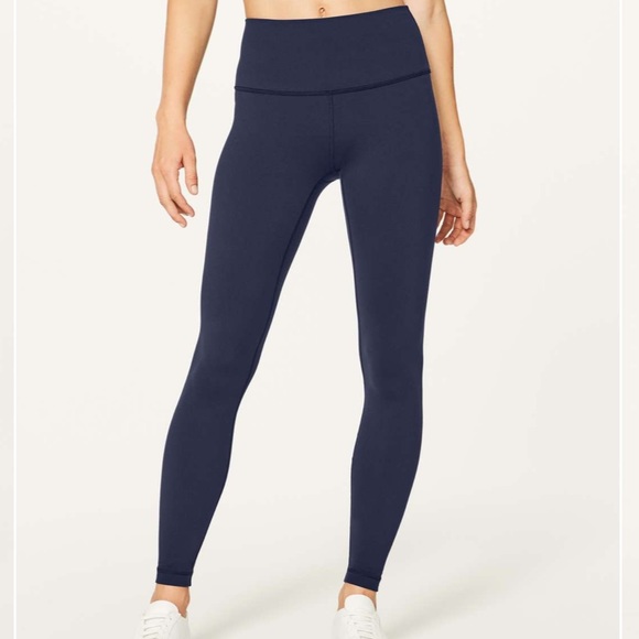 Lululemon Wunder Under High Rise Full Length Midnight Navy - Picture 3 of 9